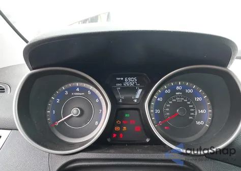 2013 Hyundai Elantra Limited из США, поврежденный, VIN KMHDH4AE1DU947697